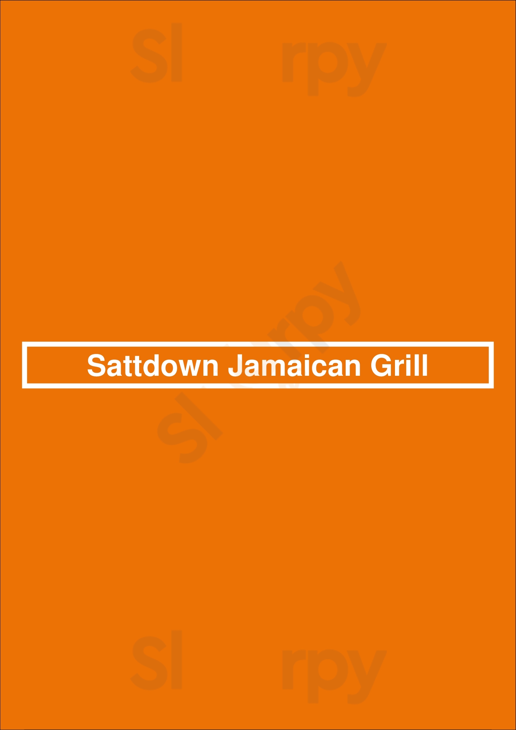 Sattdown Jamaican Grill Los Angeles Menu - 1