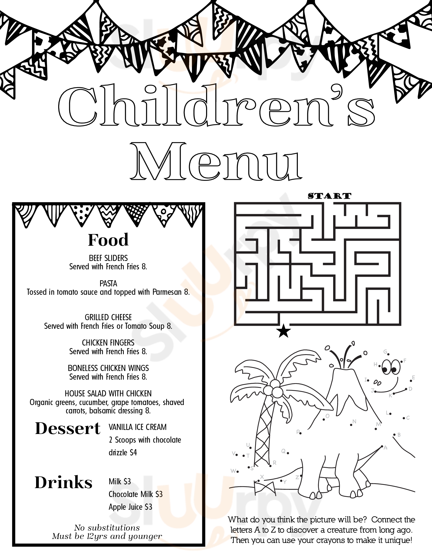 Doc Watson's New York City Menu - 1