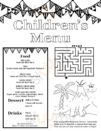 Doc Watson's menu