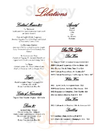 Demarchelier menu