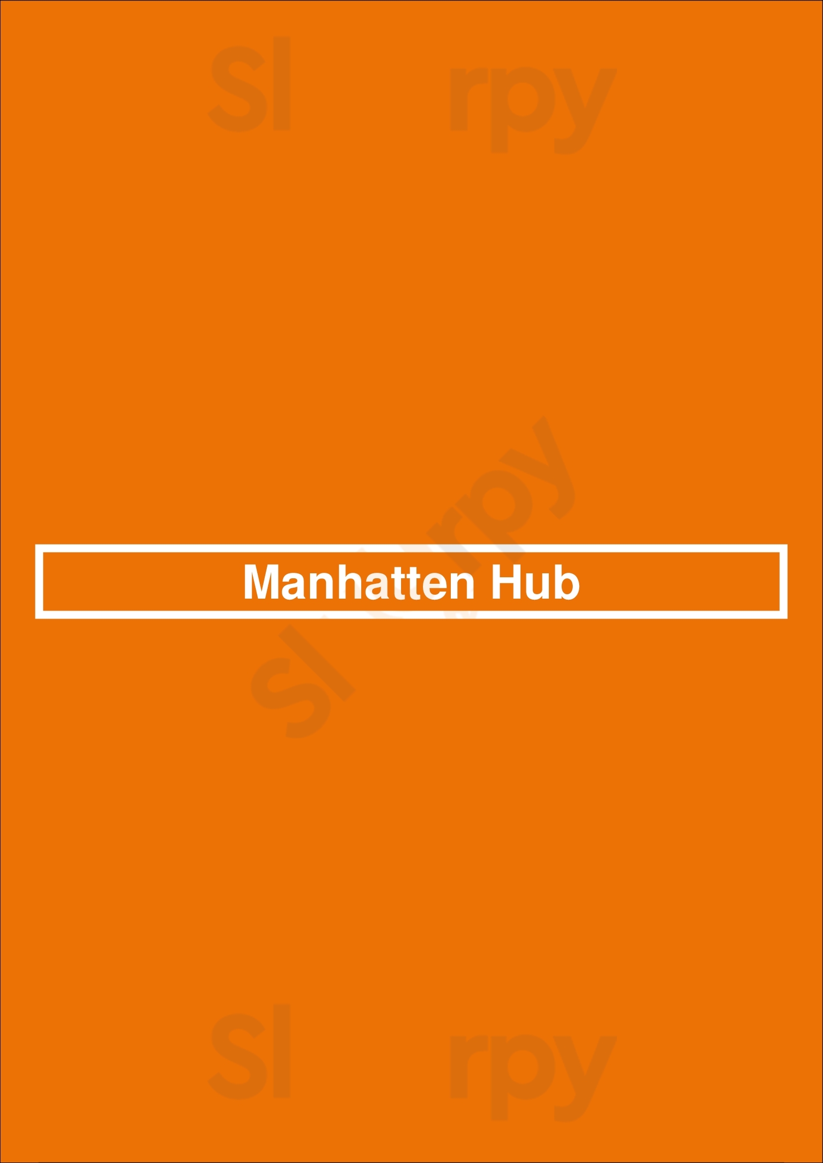 Main Menu - Manhatten Hub