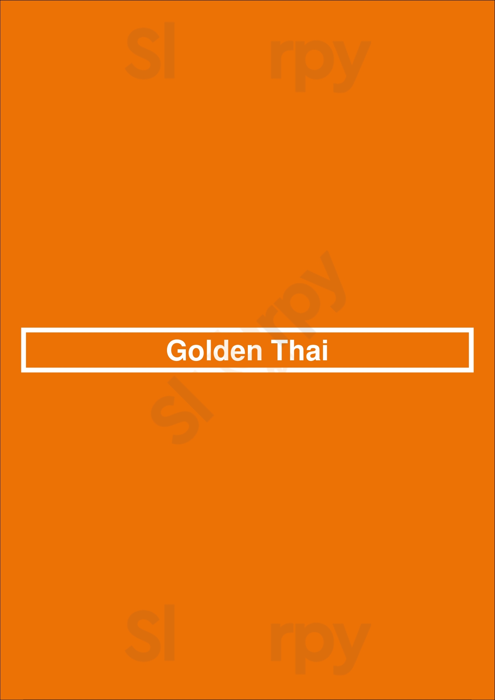 Golden Thai Brooklyn Menu - 1