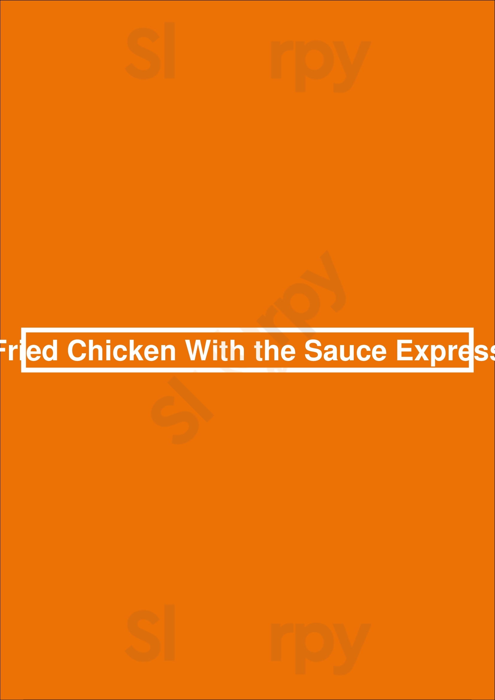 Main Menu - Fried Chicken With The Sauce