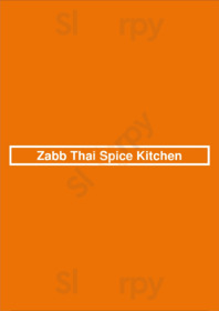 Zabb Thai Spice Kitchen menu