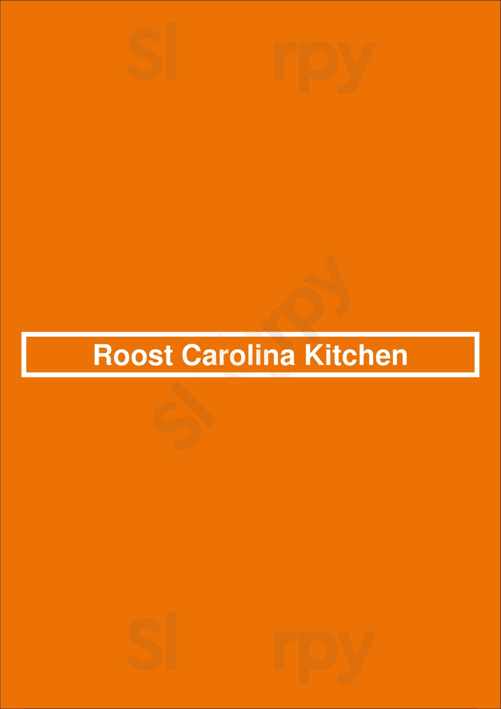 Roost Carolina Kitchen Chicago Menu - 1