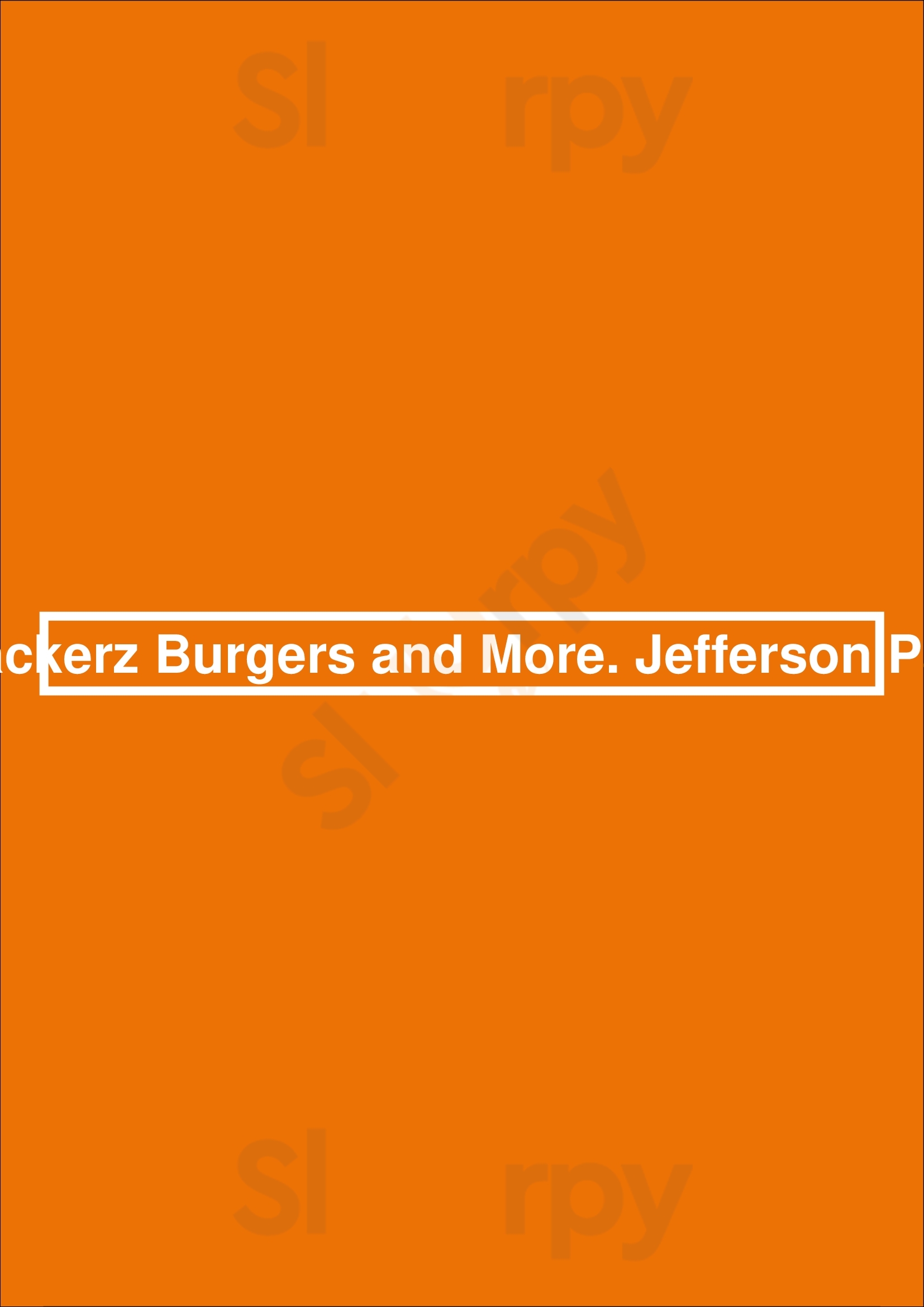 Main Menu - Stackerz Burgers And More. Jefferson Park
