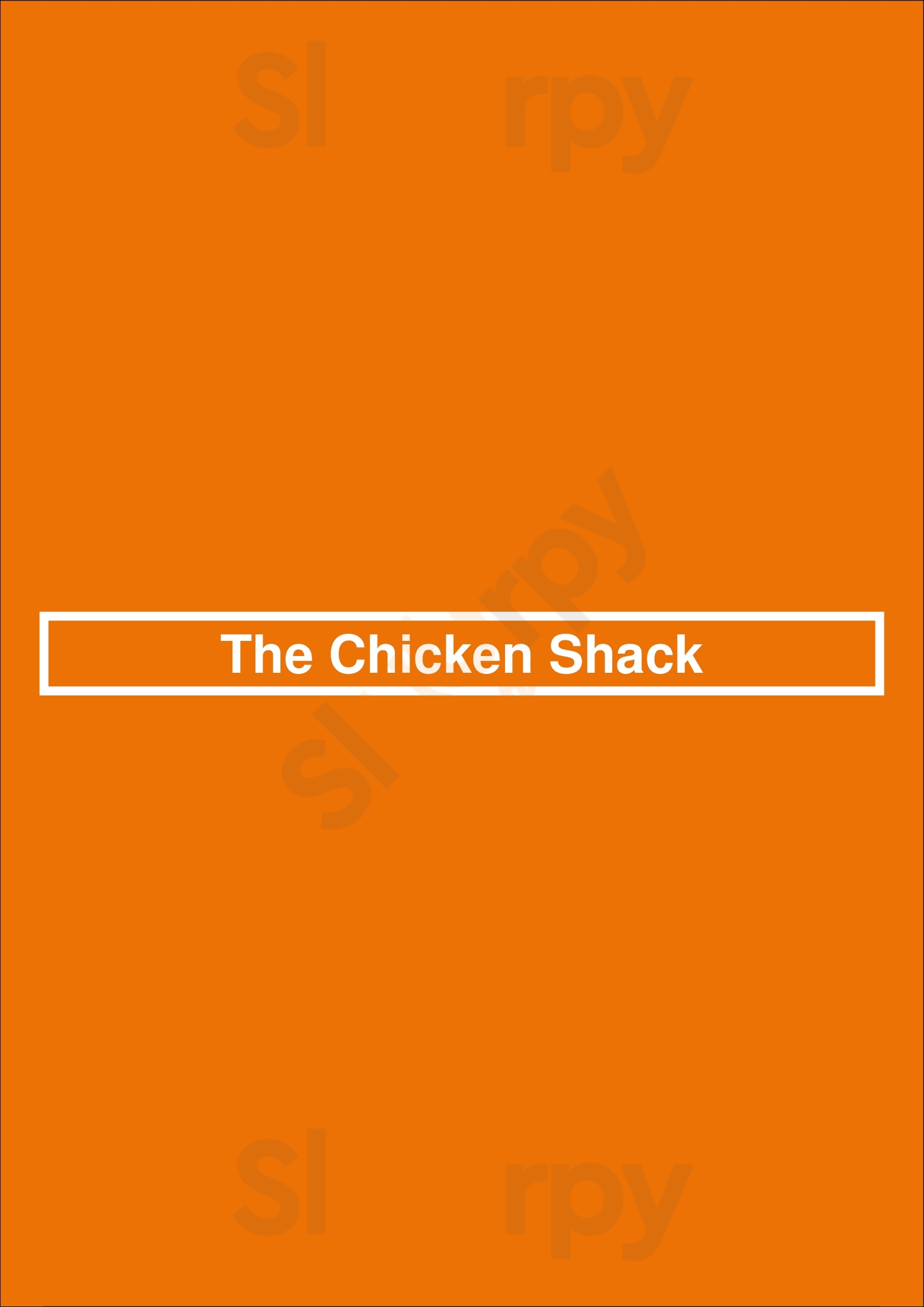 Main Menu - The Chicken Shack
