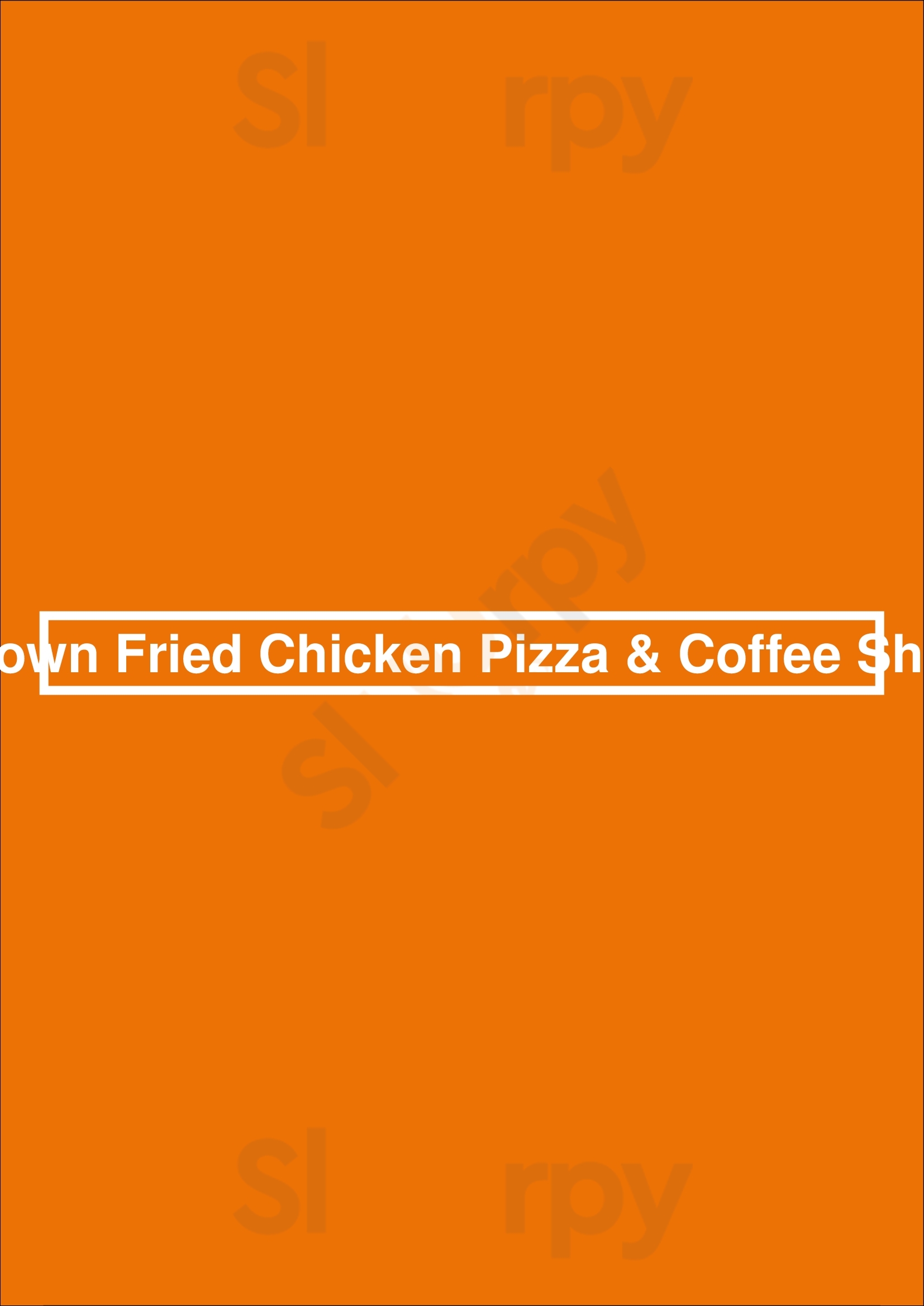 Crown Fried Chicken Pizza & Coffee Shop Brooklyn Menu - 1