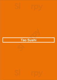Tao Sushi menu