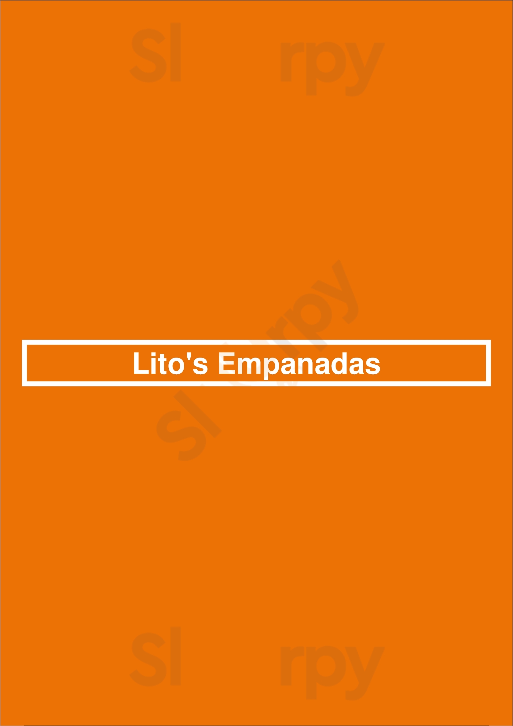 Main Menu - Lito's Empanadas