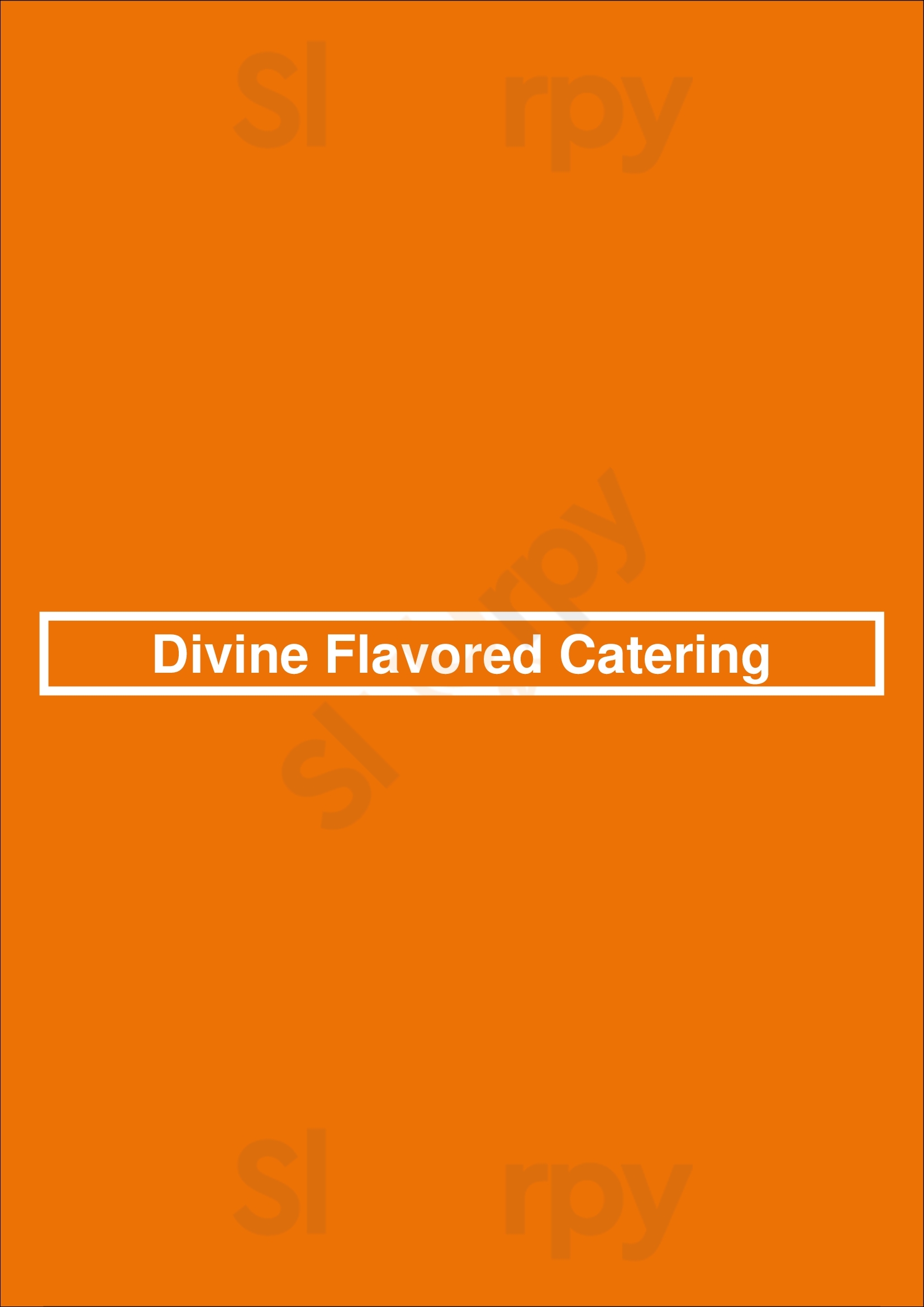 Divine Flavored Catering Brooklyn Menu - 1