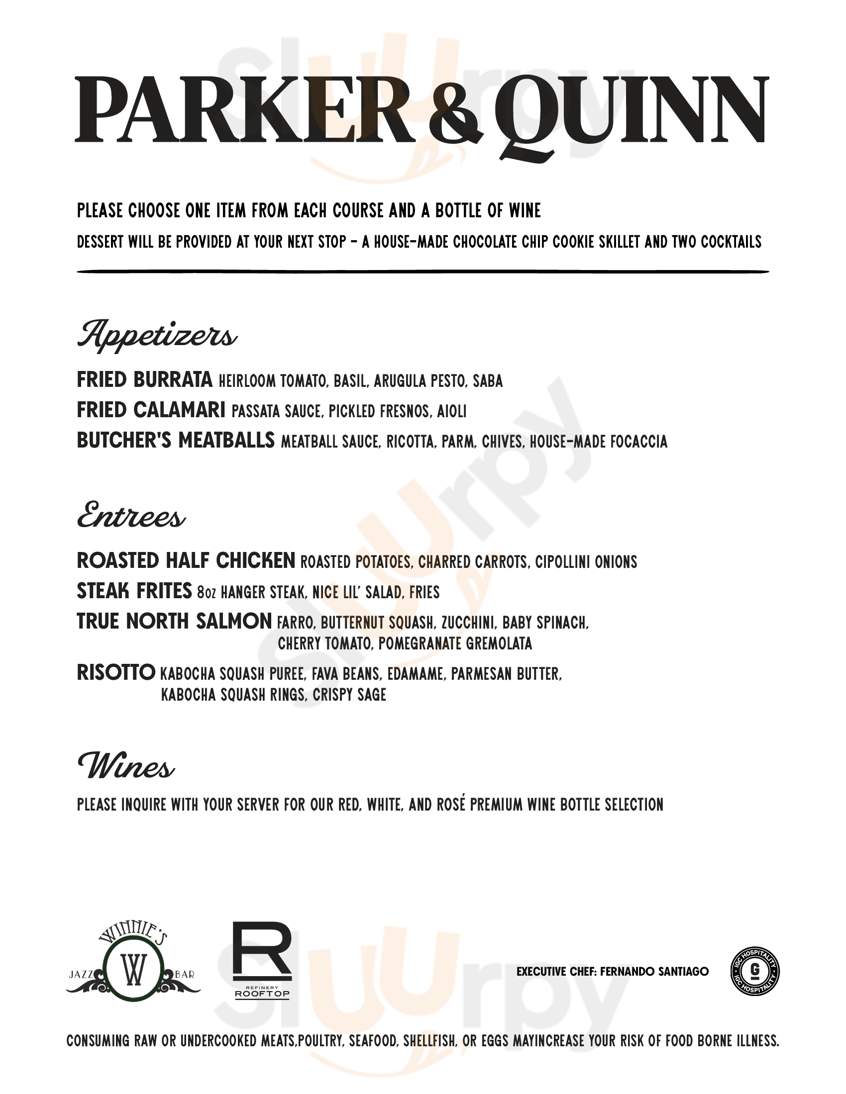 Main Menu - Winnie’s