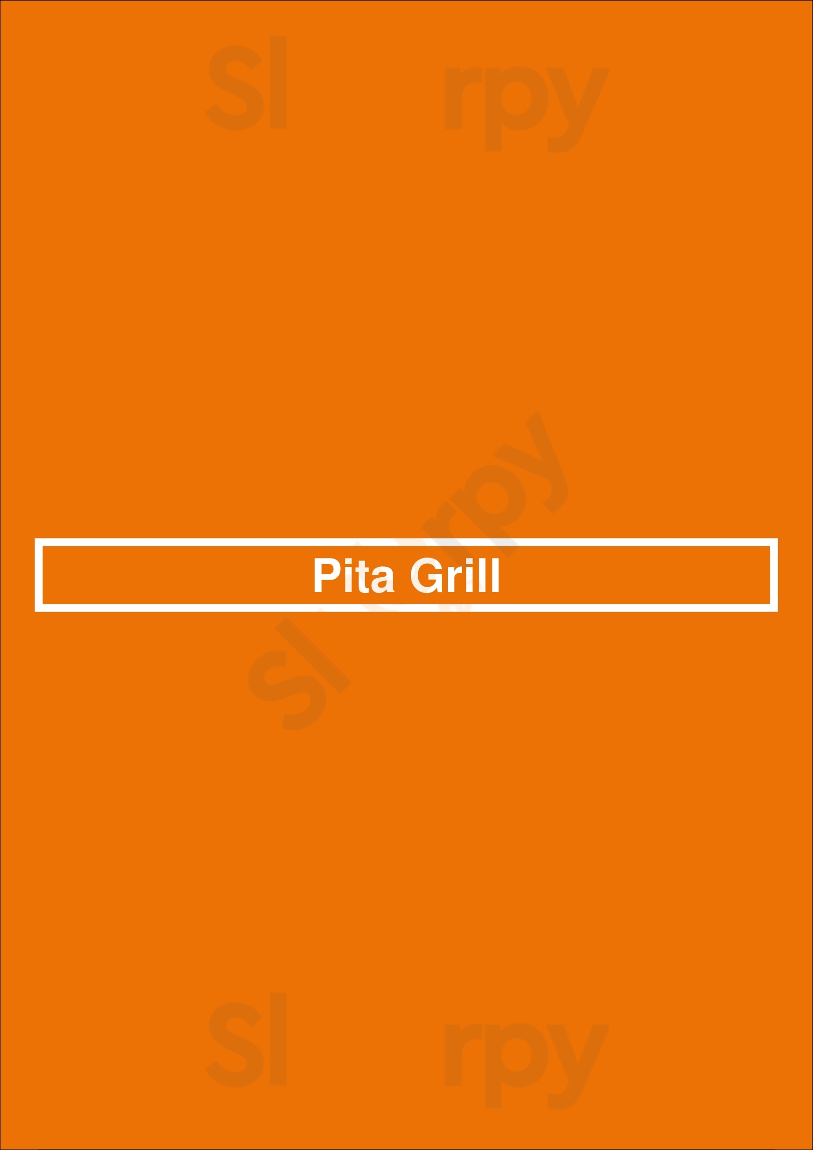 Pita Grill Chicago Menu - 1