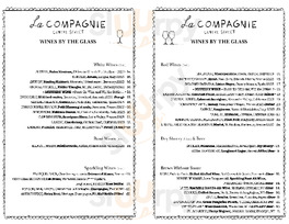 Compagnie Des Vins Surnaturels menu