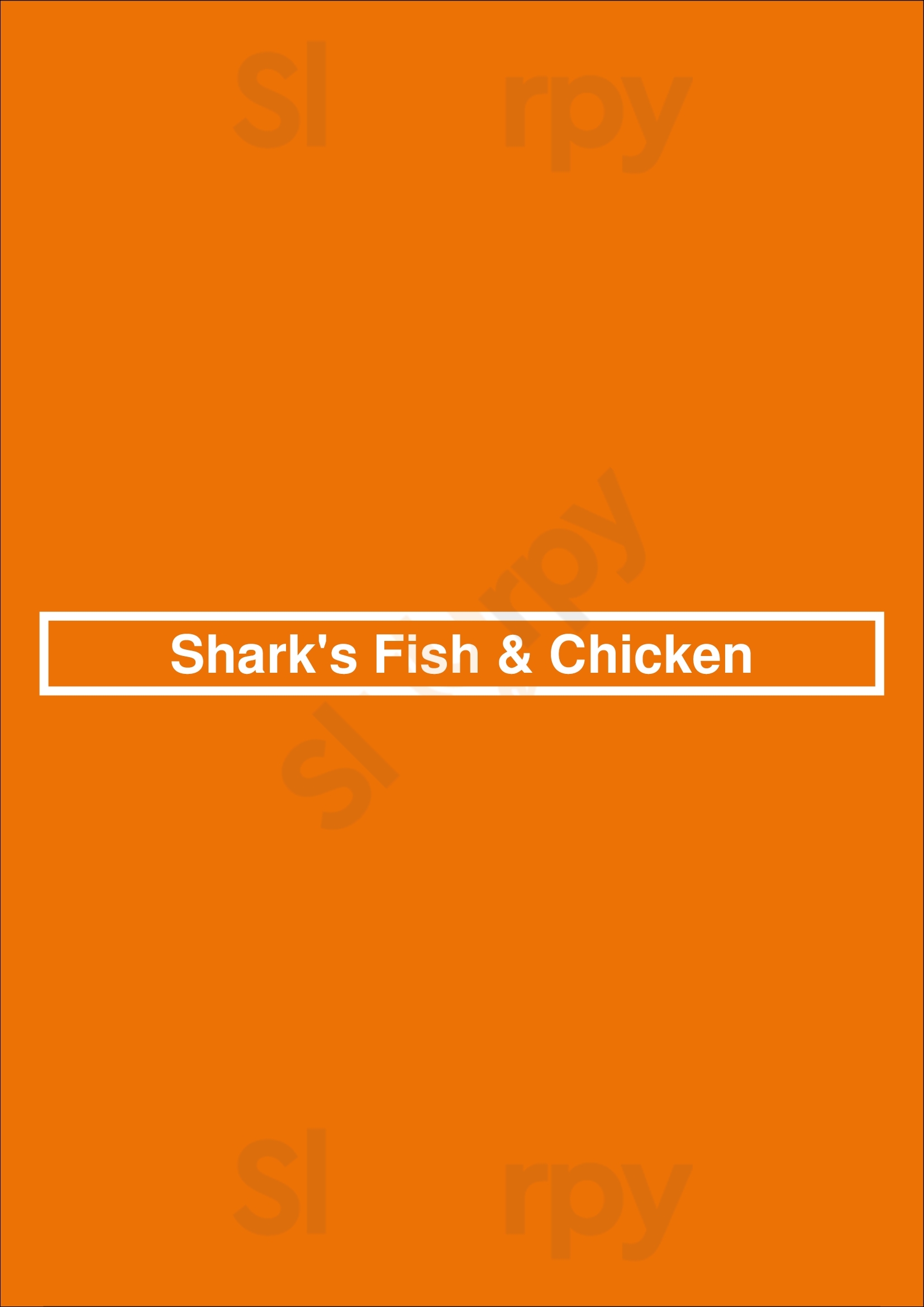 Shark's Fish & Chicken Chicago Menu - 1