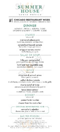 Summer House Santa Monica menu