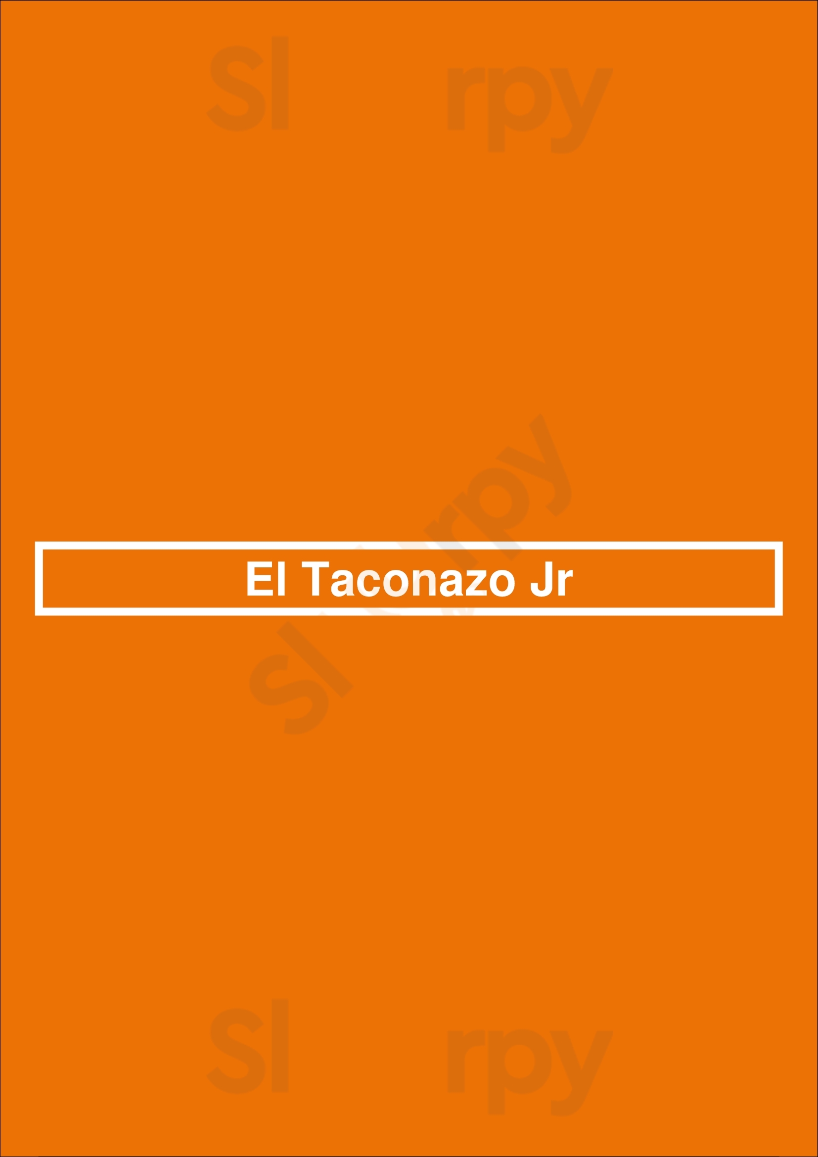 Main Menu - El Taconazo Jr