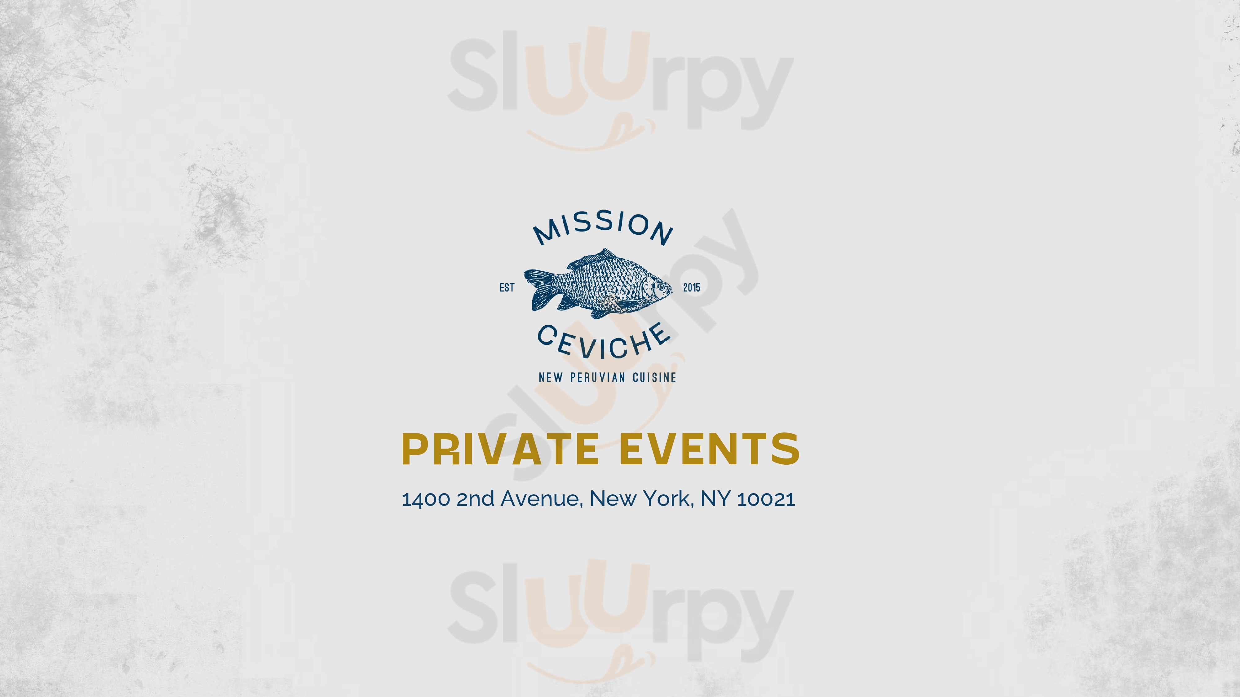 Mission Ceviche Canal St New York City Menu - 1