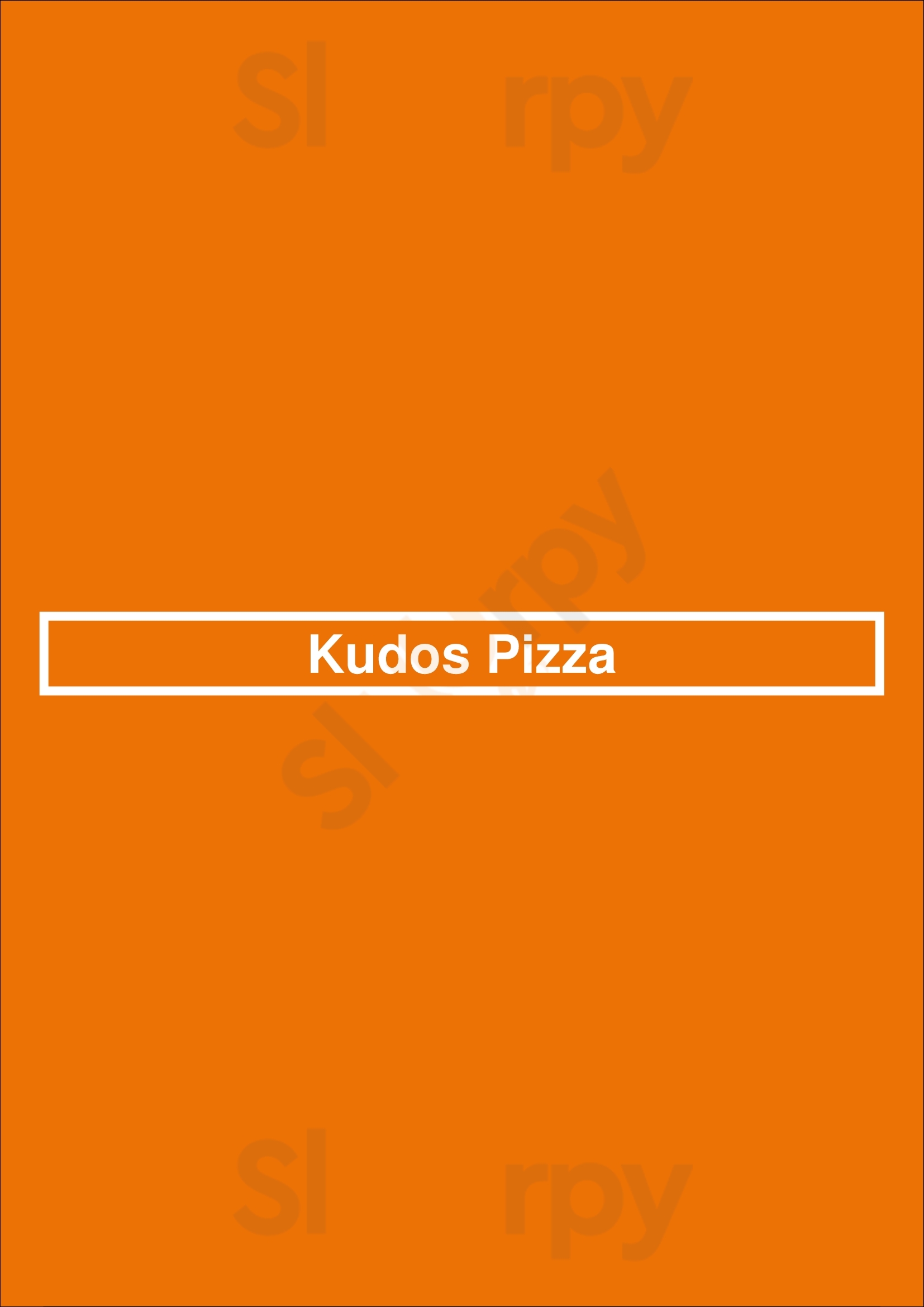 Kudos Pizza Chicago Menu - 1