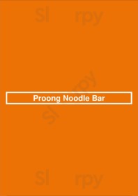 Proong Noodle Bar