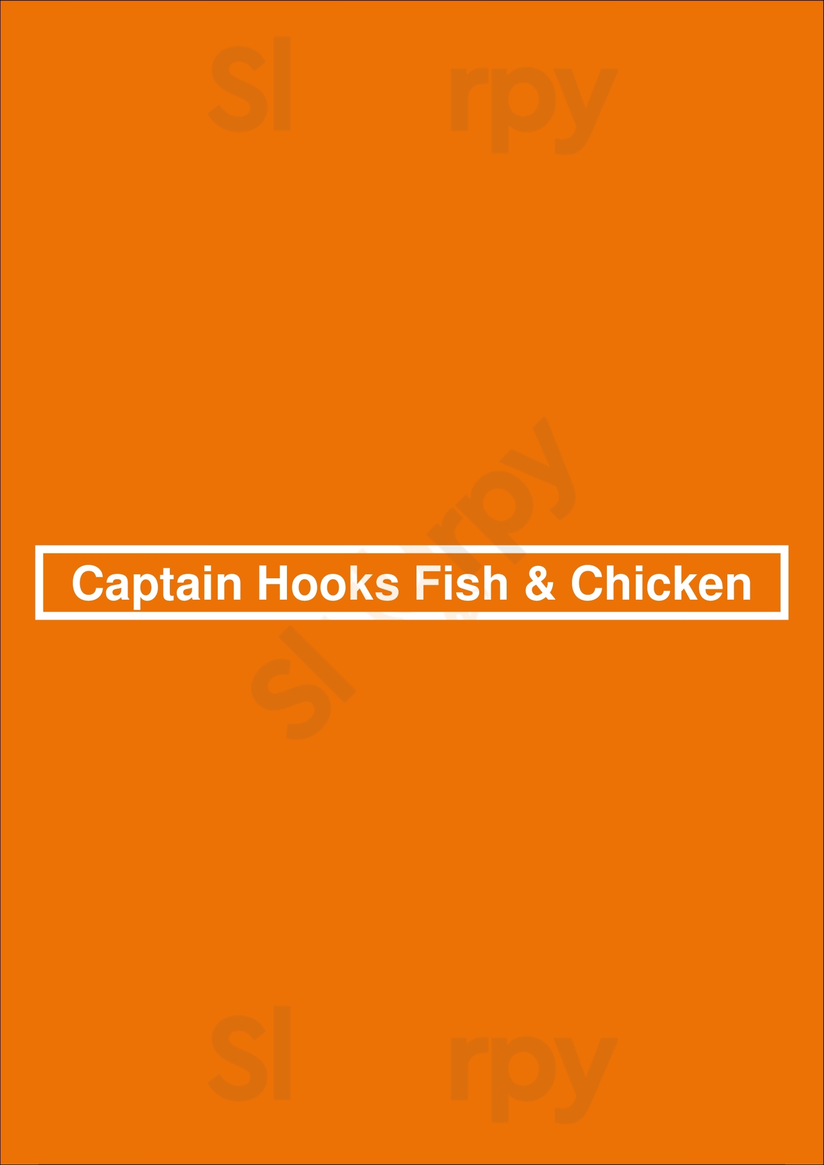 Captain Hooks Fish & Chicken Chicago Menu - 1