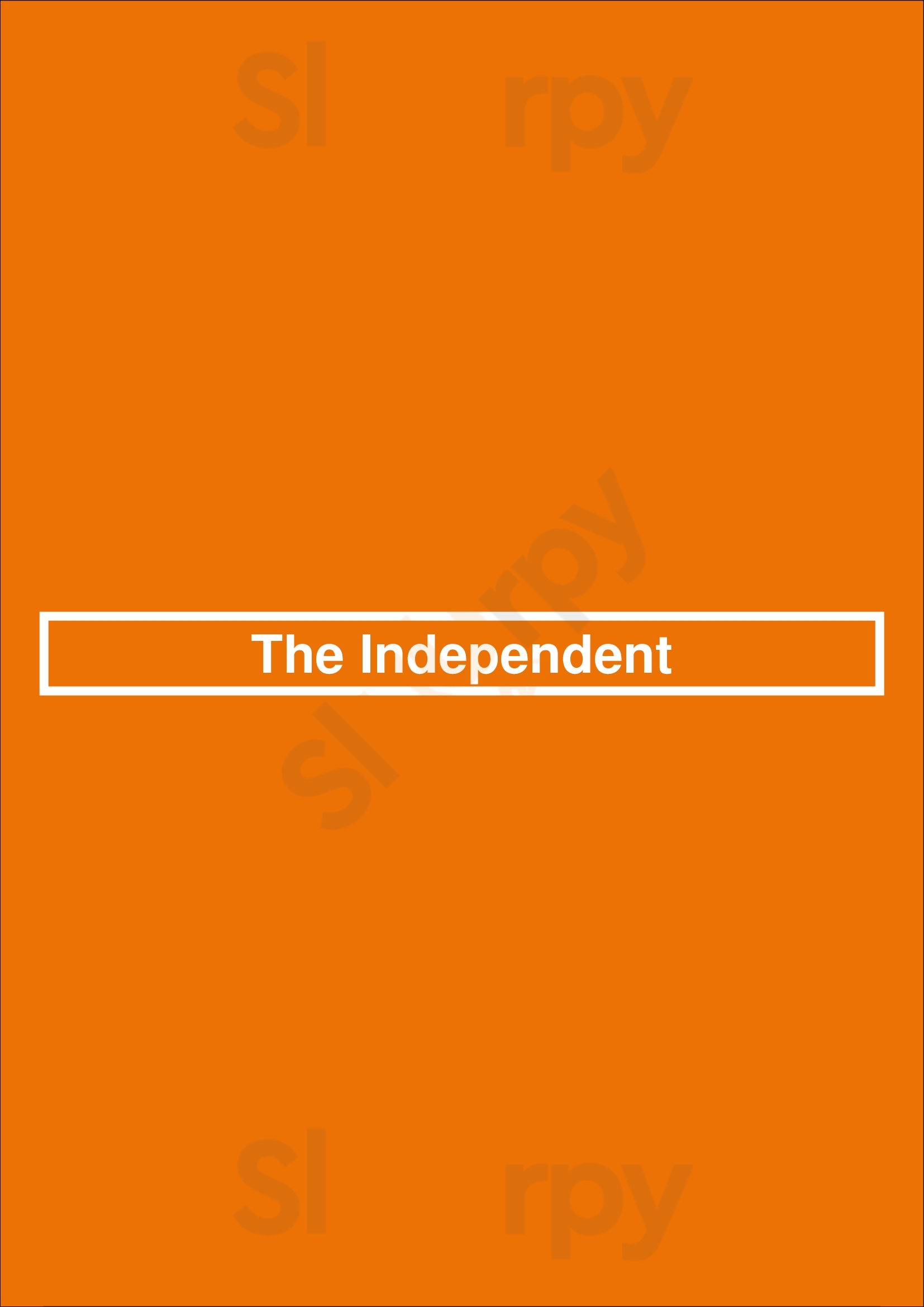 Main Menu - The Independent
