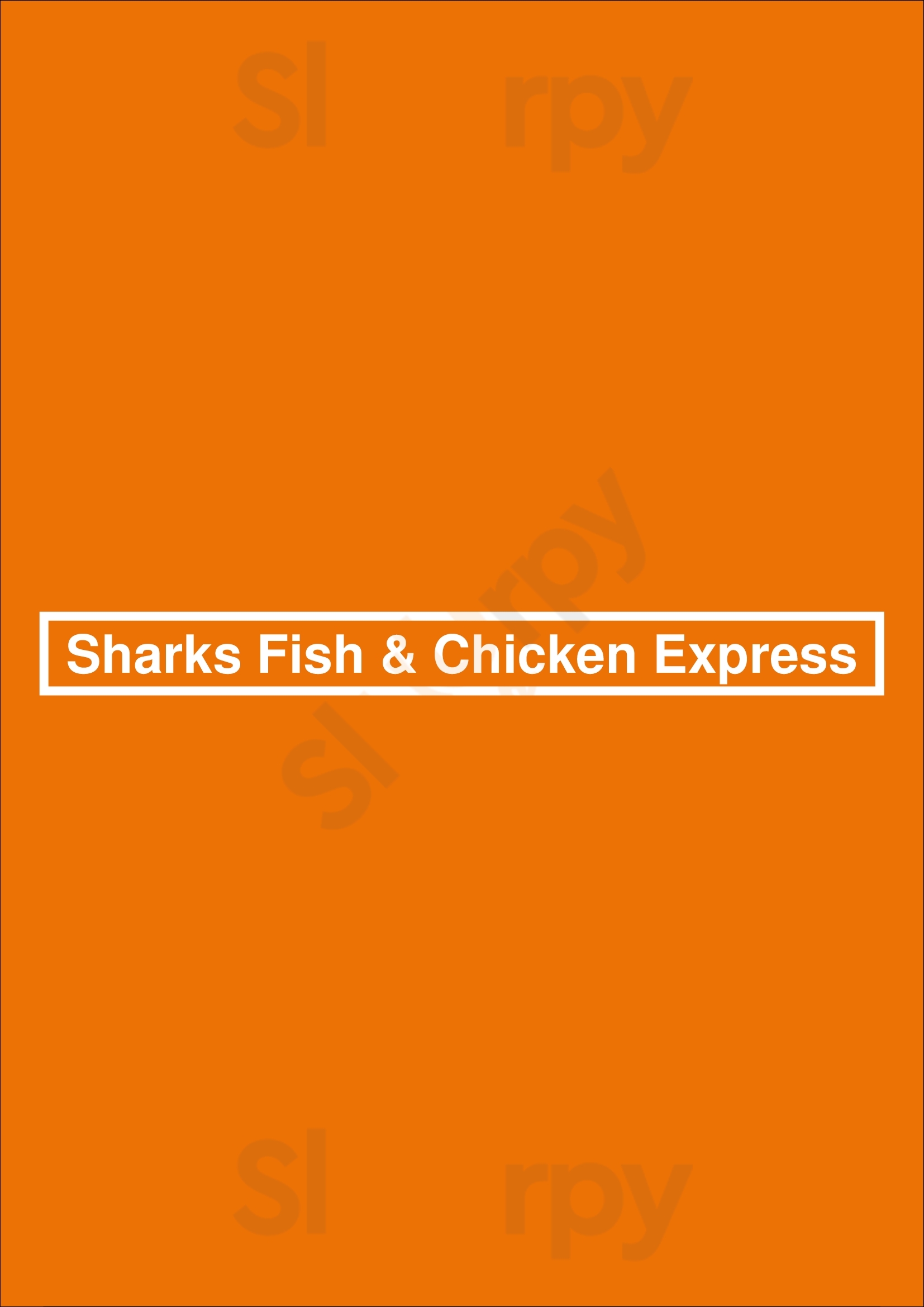 Main Menu - Sharks Fish & Chicken Express