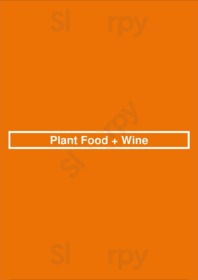 Plant Food + Wine, New York City