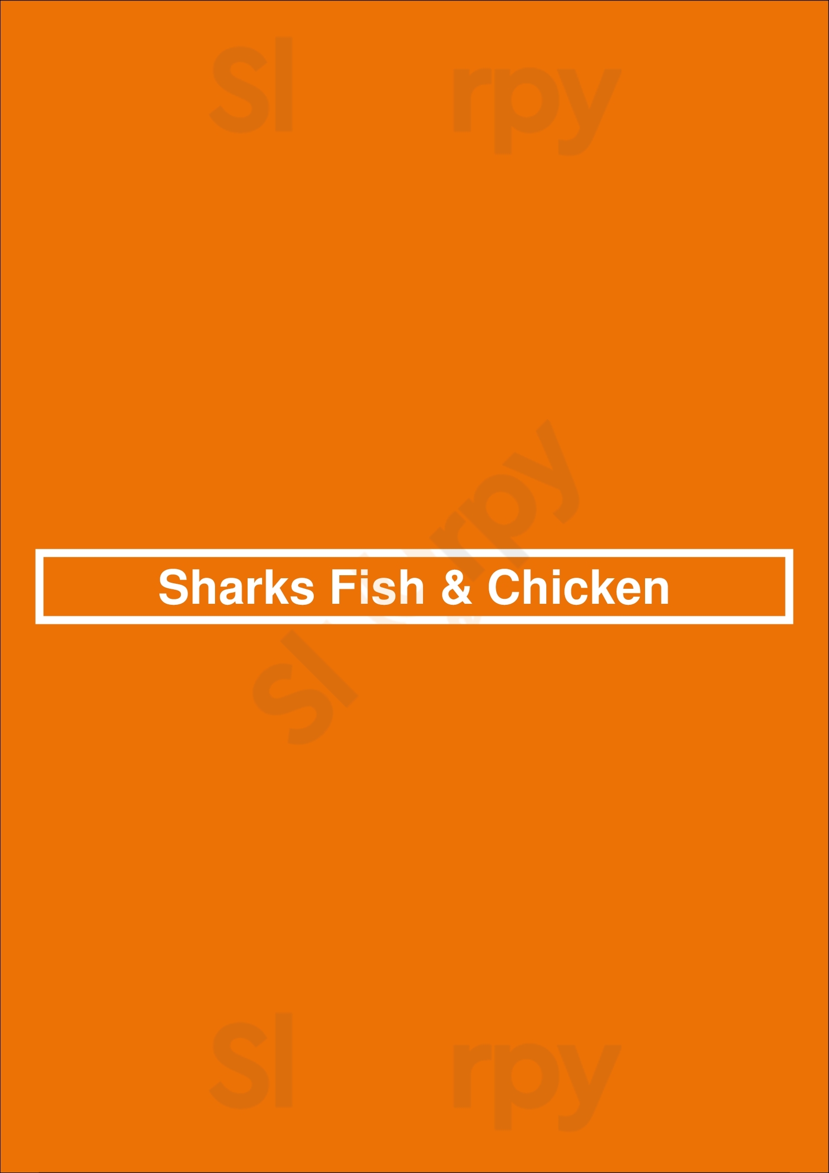 Sharks Fish & Chicken Chicago Menu - 1