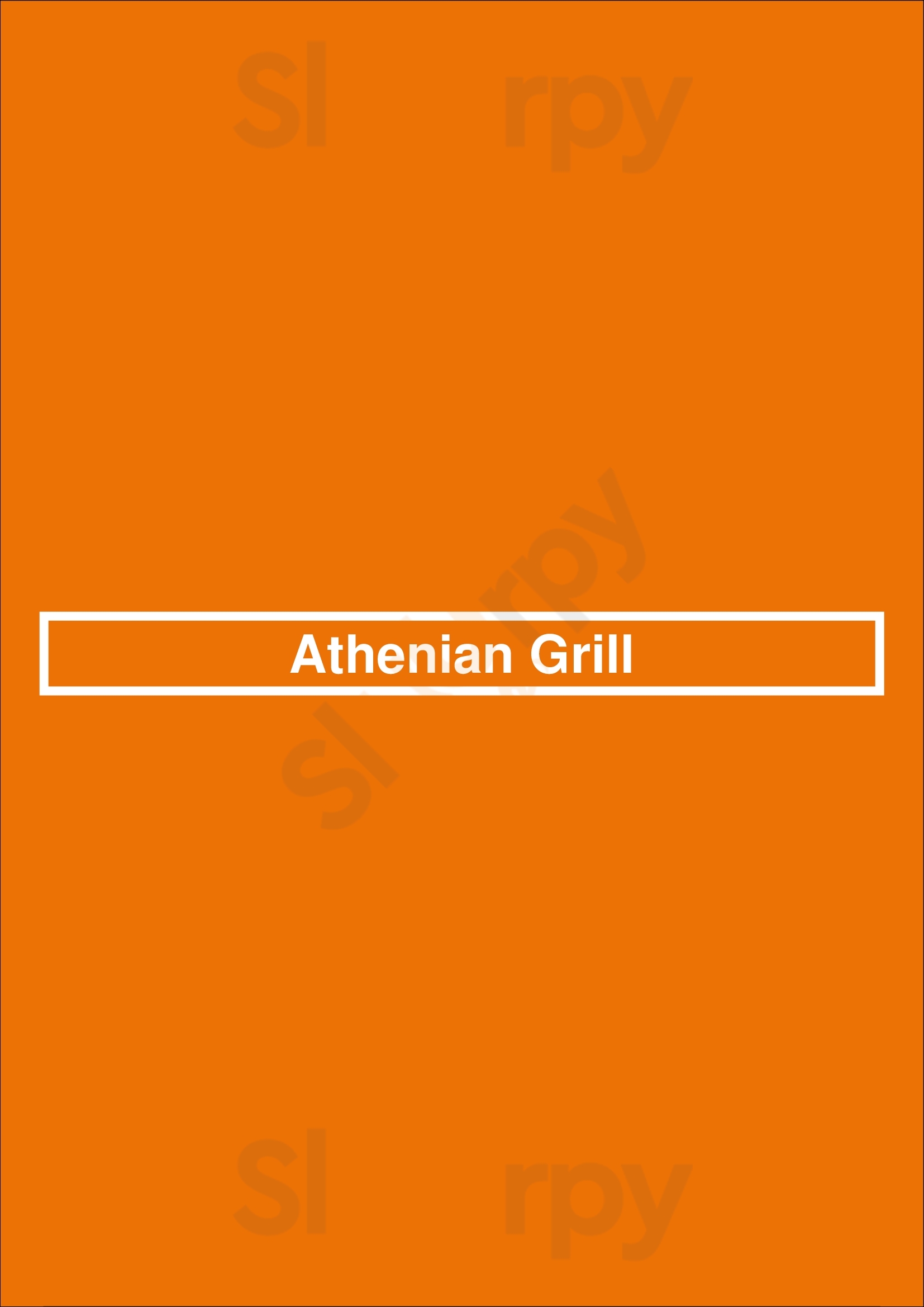 Athenian Grill Los Angeles Menu - 1