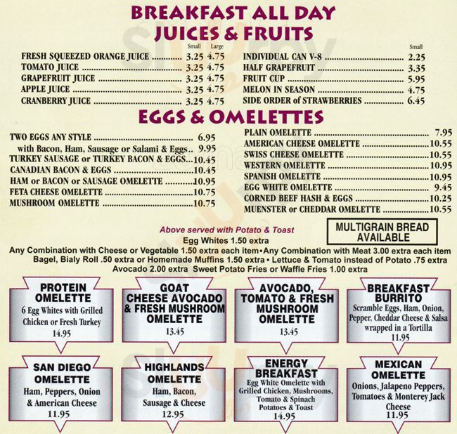 All - Highland's Cafe Restaurant