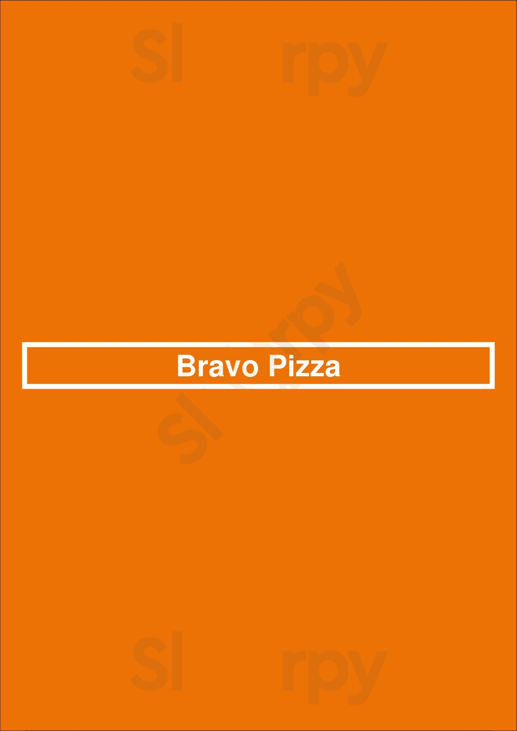 Bravo Pizza Los Angeles Menu - 1
