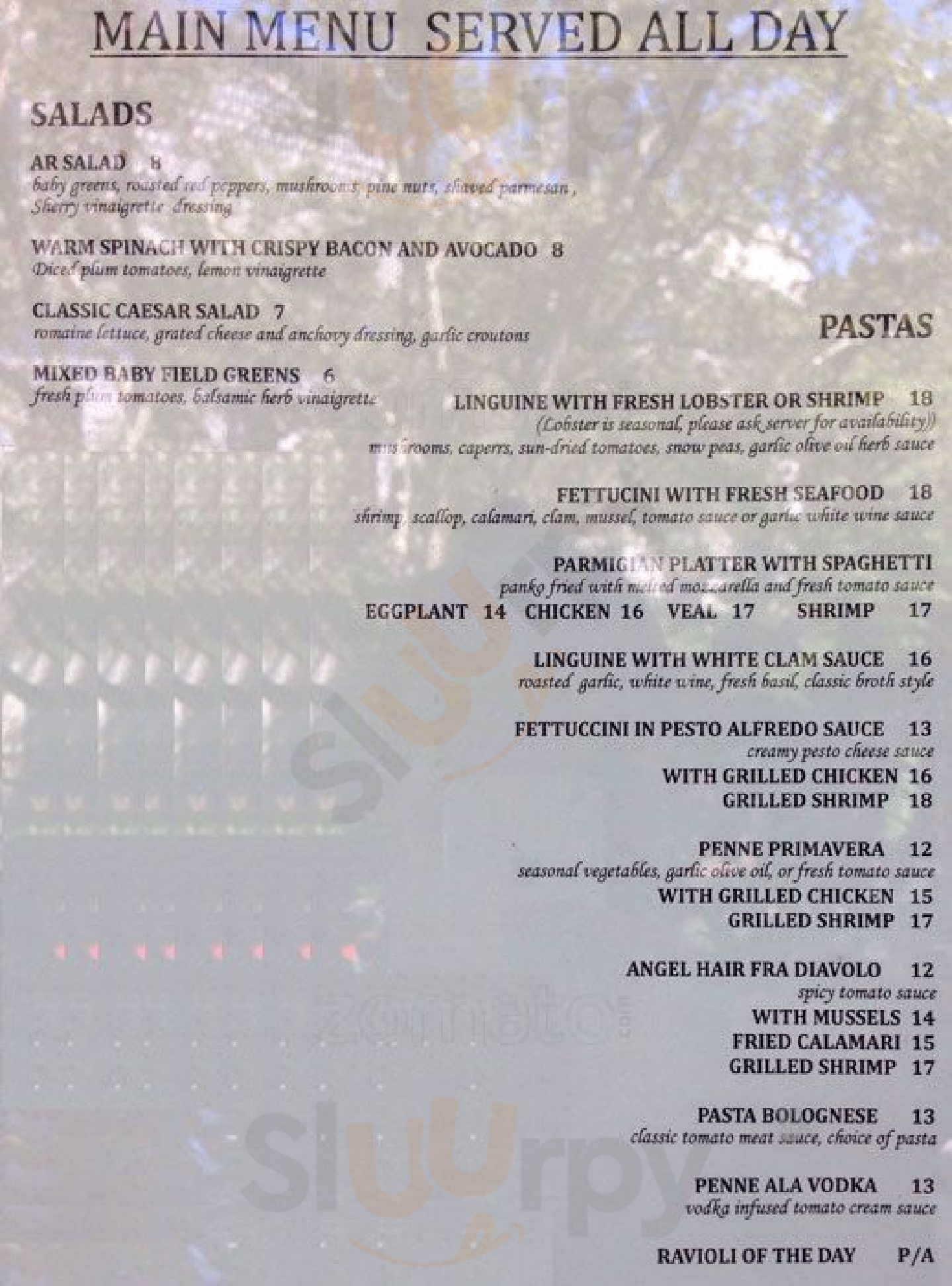Main Menu - Asia Roma