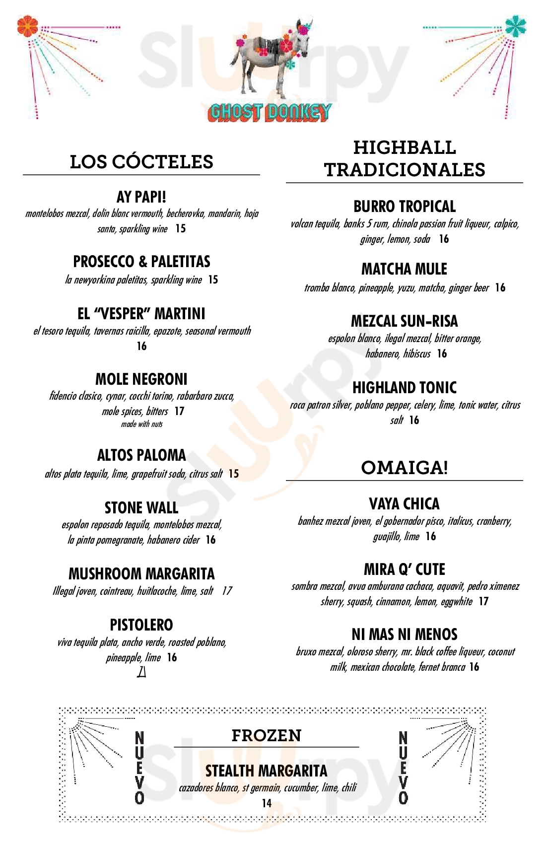 Main Menu - Ghost Donkey