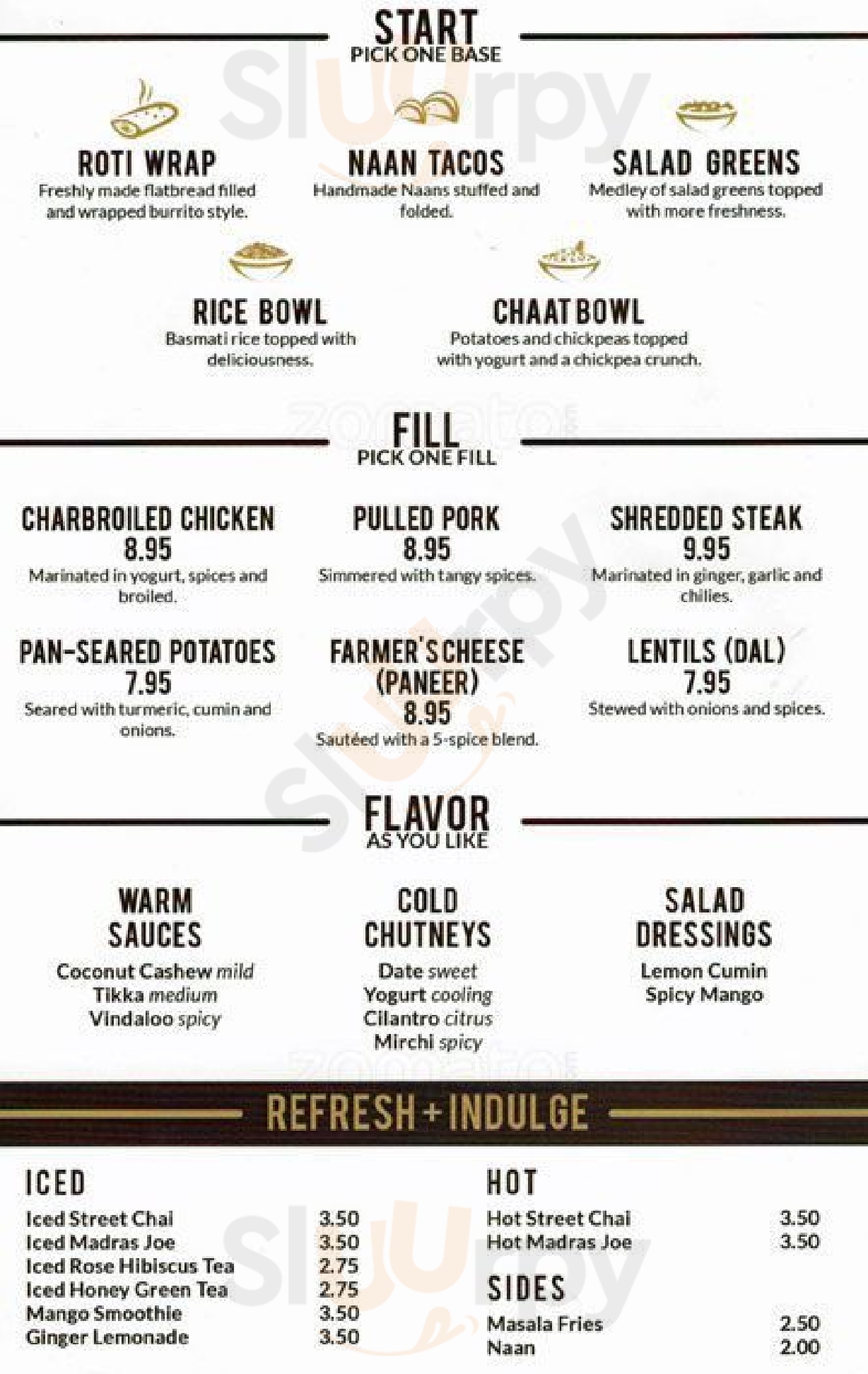 Main Menu - Chutney Kitchen