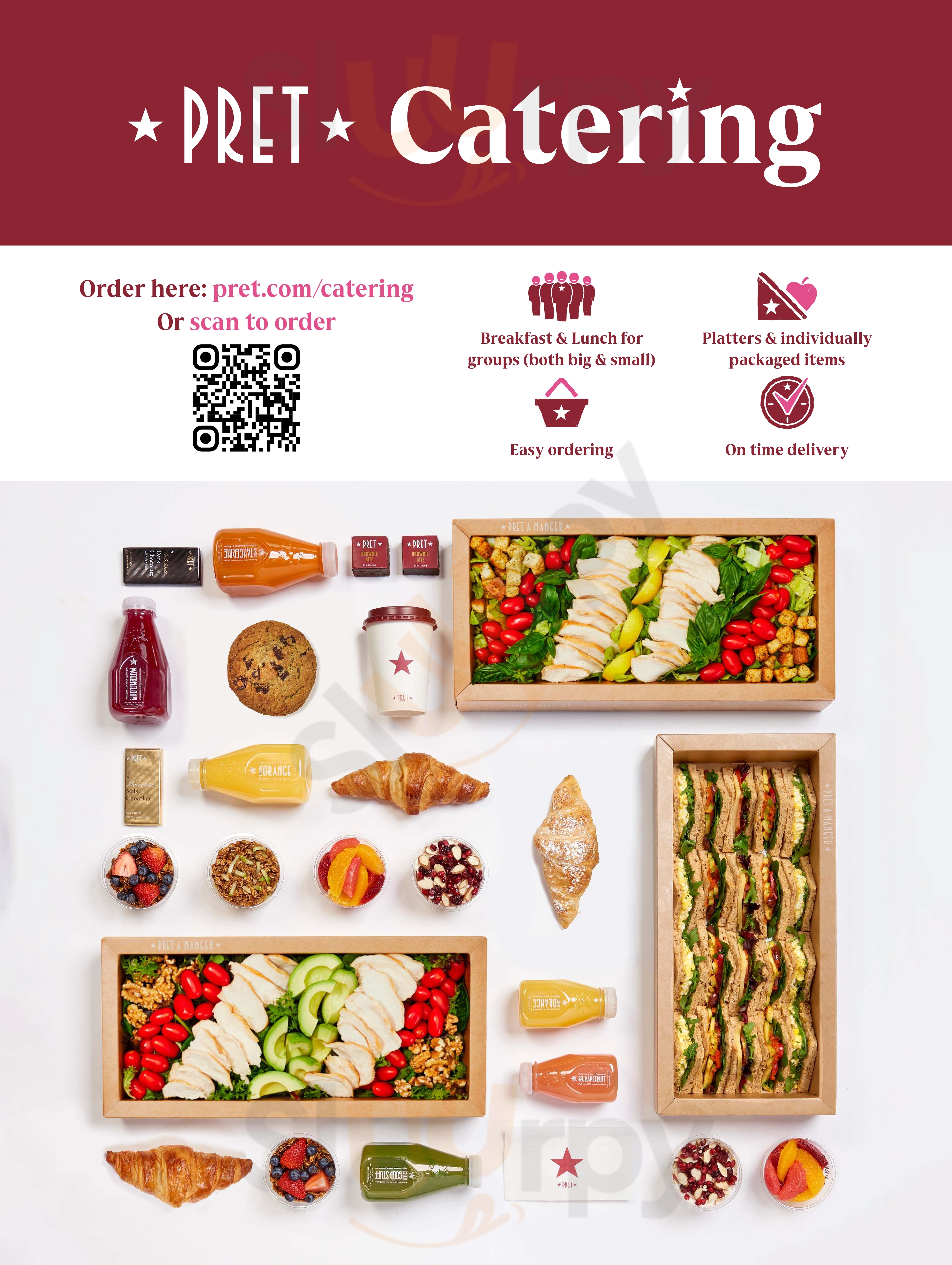 Main Menu - Pret A Manger