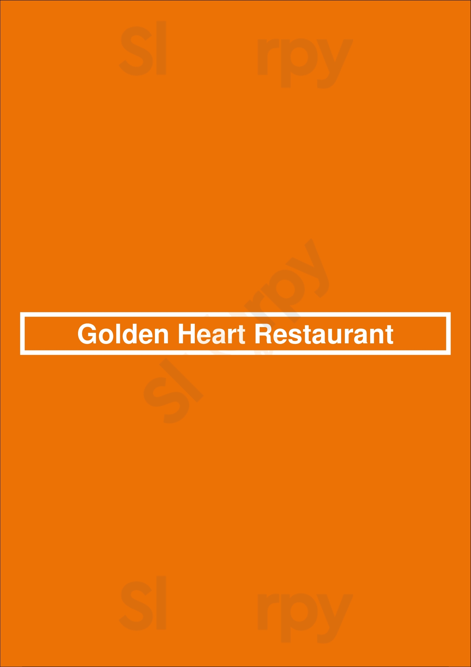 Golden Heart Restaurant Chicago Menu - 1