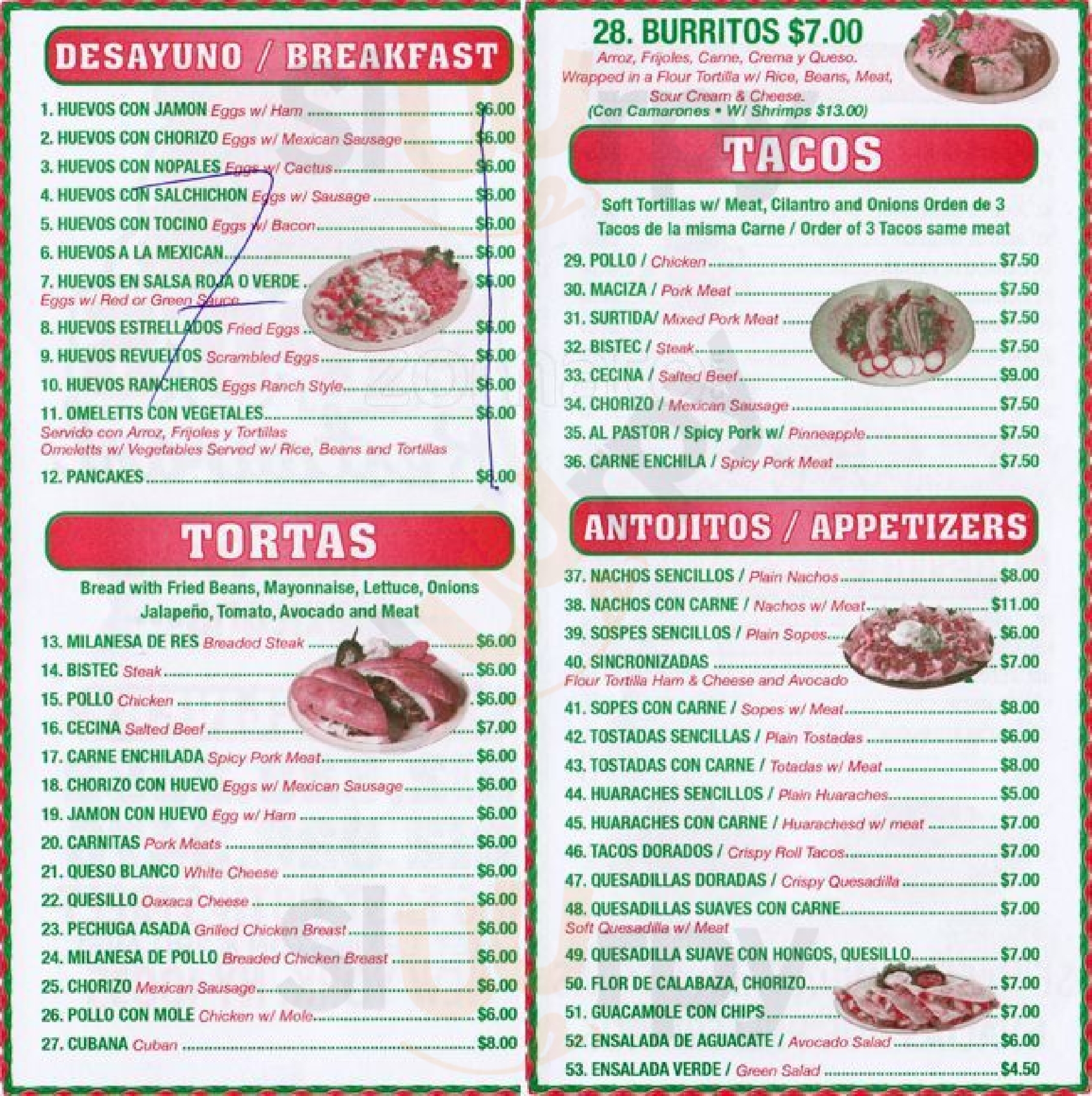 Main Menu - Pipo's Restaurant