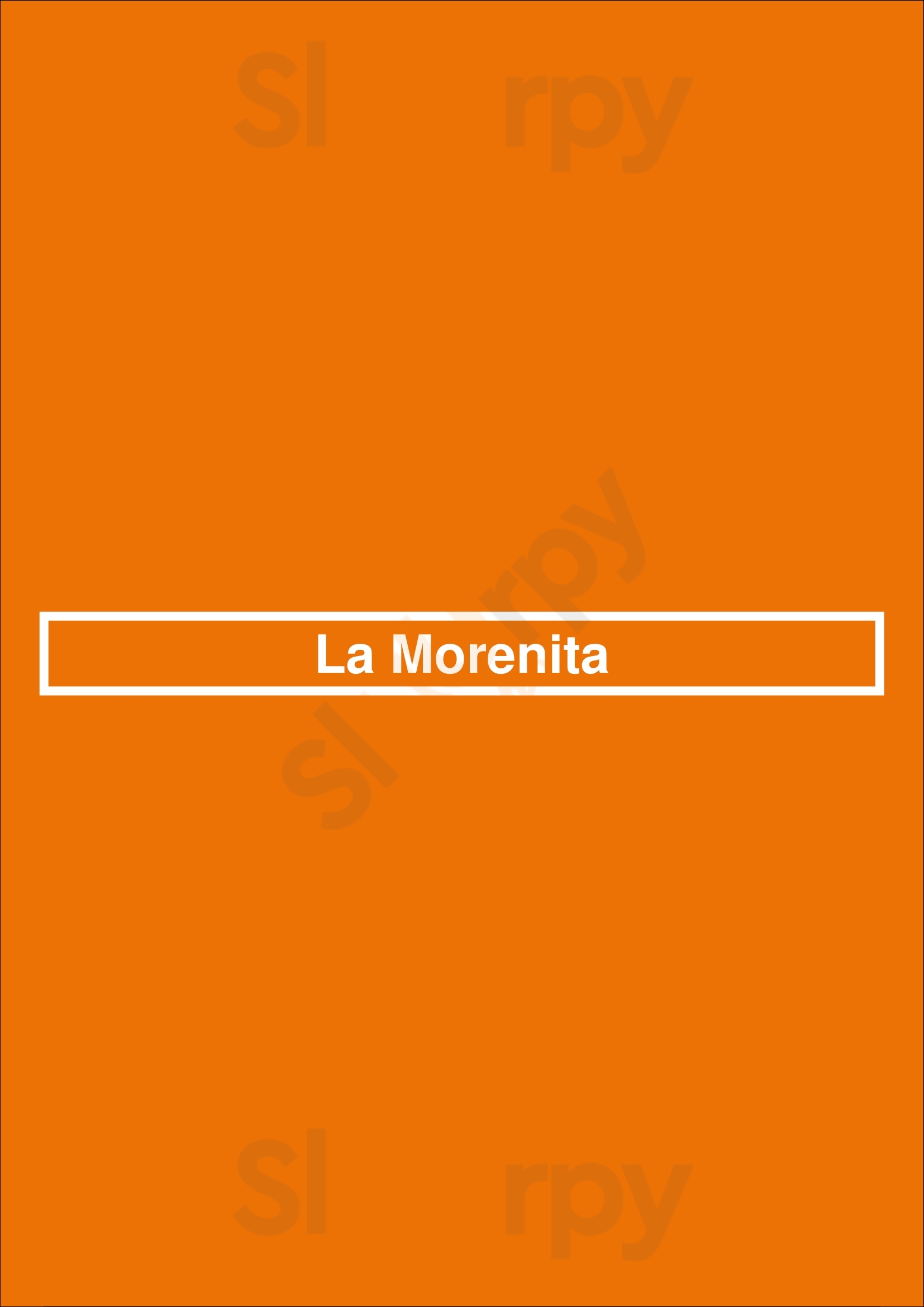 La Morenita Los Angeles Menu - 1