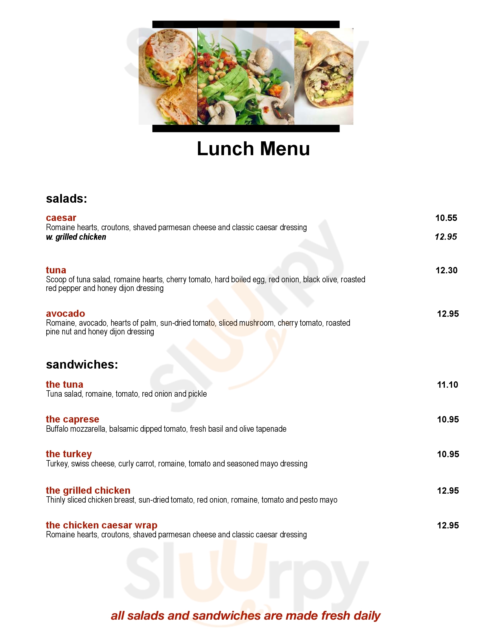 Main Menu - Macchiato Espresso Bar