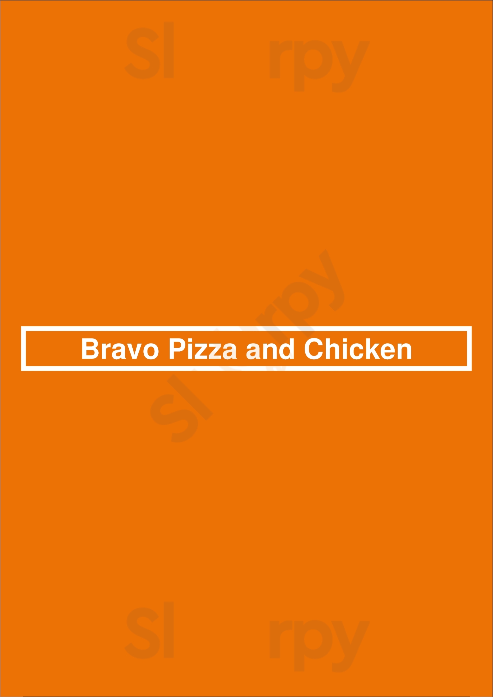 Bravo Pizza And Chicken Los Angeles Menu - 1