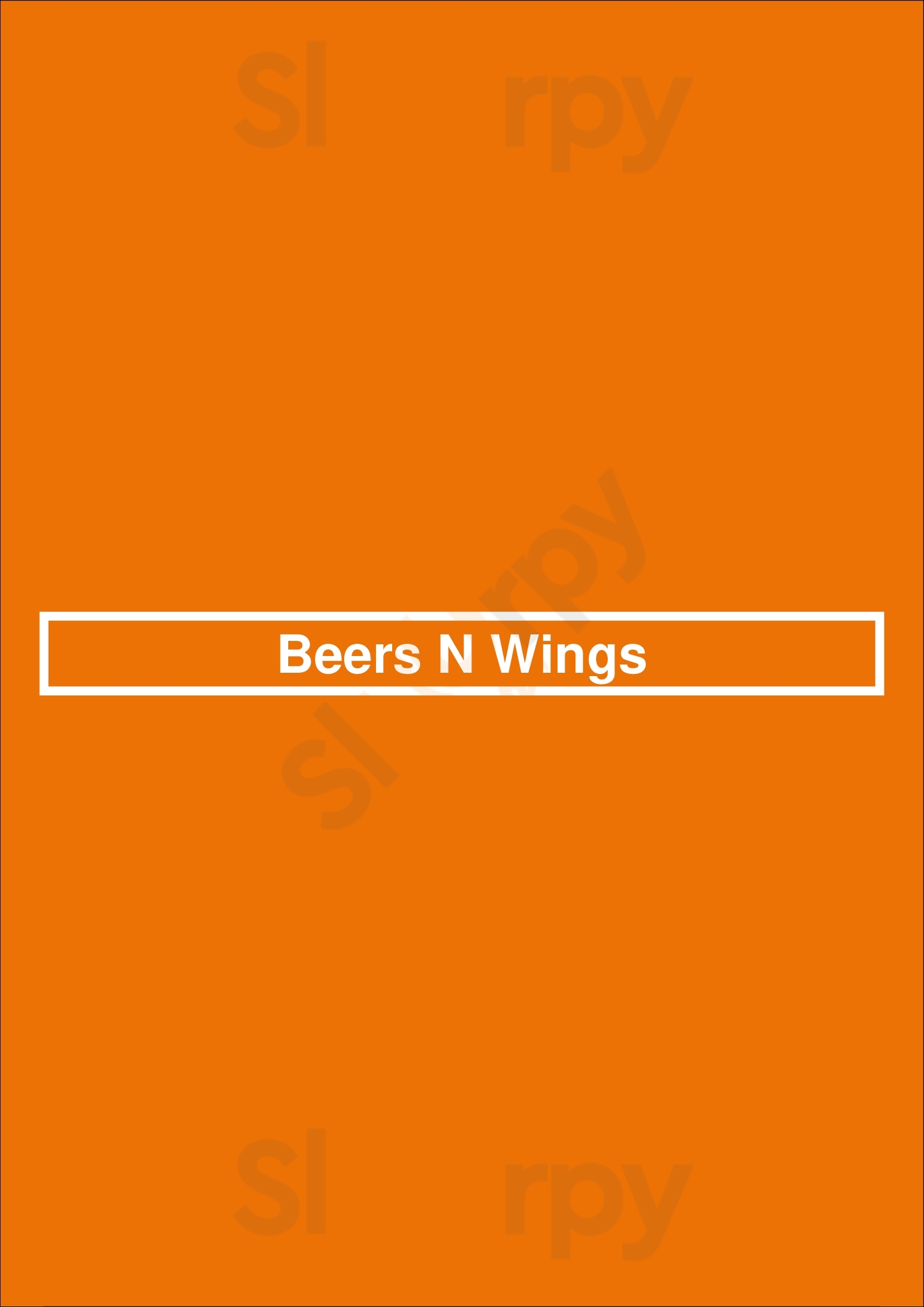 Beers N Wings Los Angeles Menu - 1