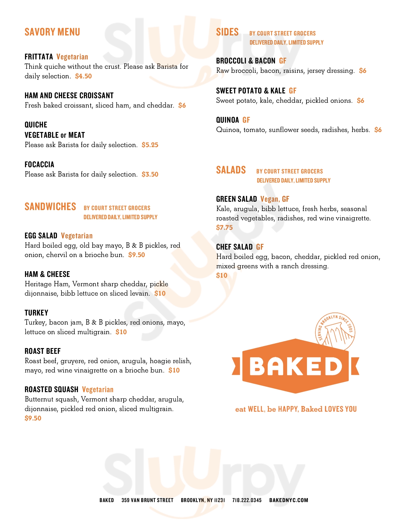 Main Menu - Bakednyc