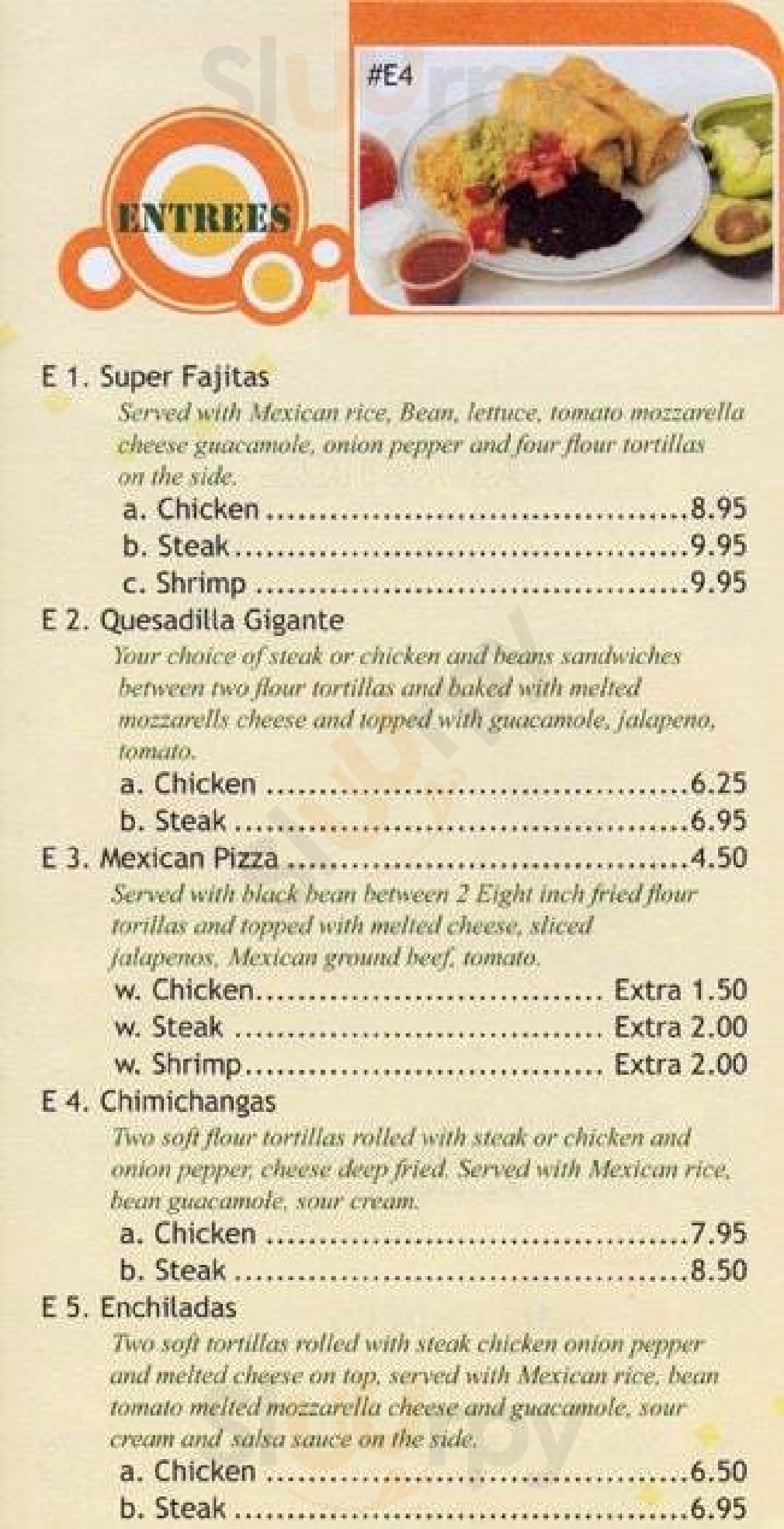 Main Menu - 207 Fresco Tortillas