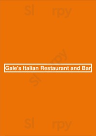 Gale's Italian Restaurant And Bar menu
