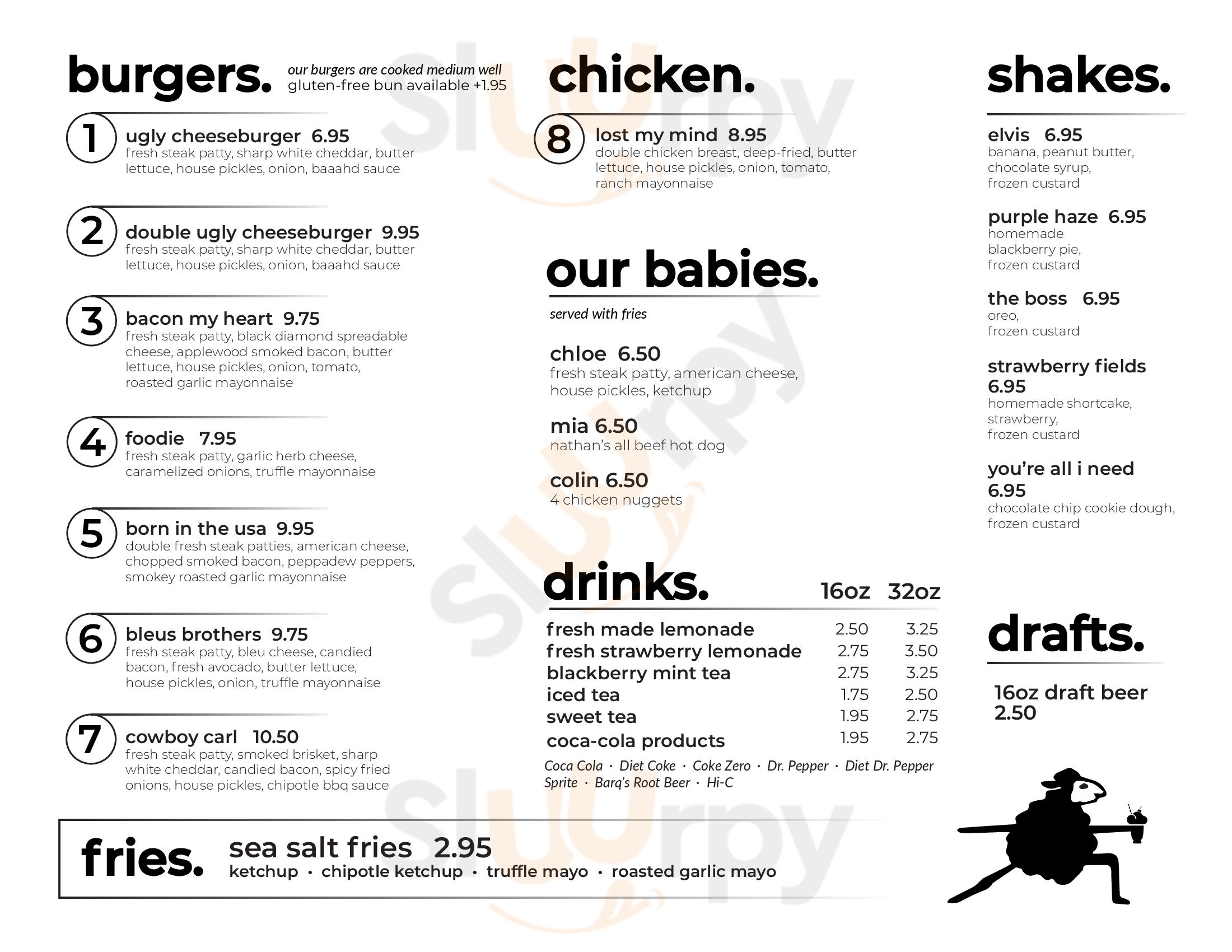 Main Menu - Black Sheep Burgers &shakes