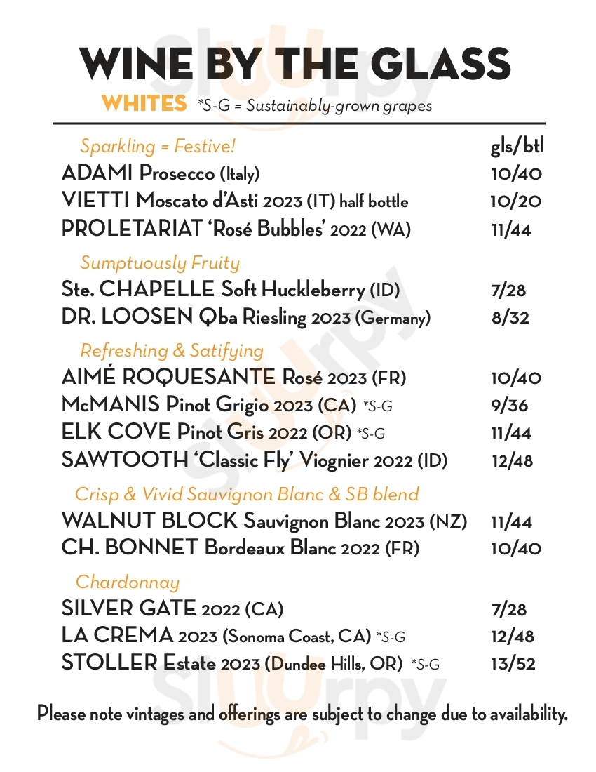 Main Menu - Bardenay Restaurant & Distillery