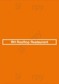 Rh Rooftop Restaurant West Palm menu