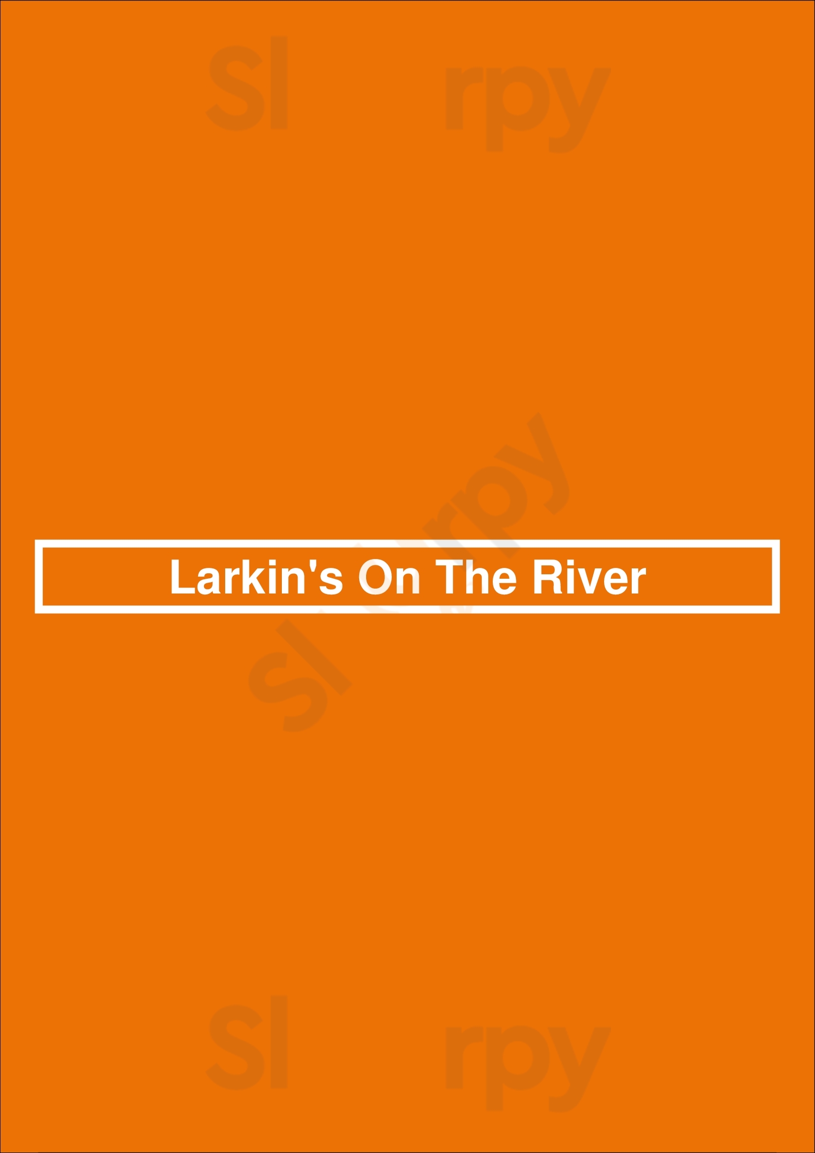 Larkin's Greenville Menu - 1
