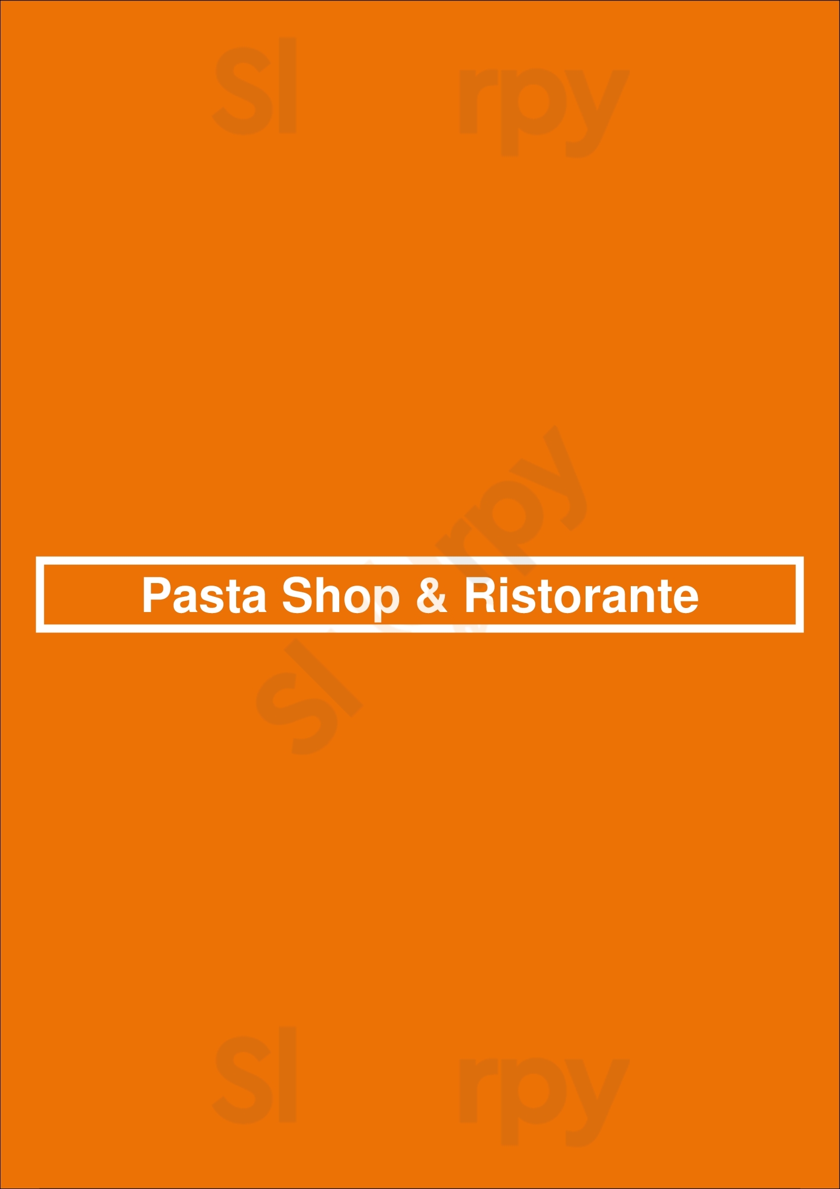 Pasta Shop & Ristorante Henderson Menu - 1